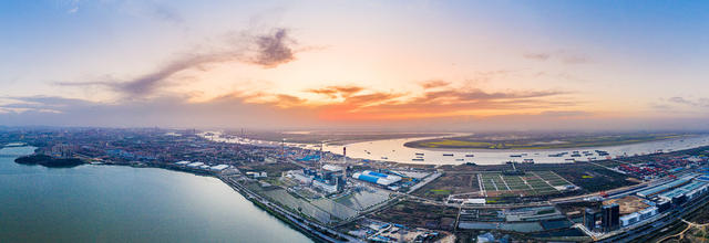 岳阳城陵矶港华能电厂 岳阳电厂 岳阳华能电厂 岳阳城市基建 岳阳城市地标 岳阳城市经济 岳阳能源