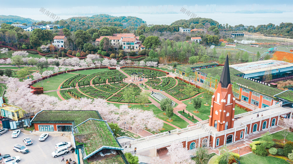 岳阳花语世界自然景区 岳阳洞庭湖小镇 岳阳航拍 岳阳自然风光 岳阳龙山 岳阳旅游景区 岳阳城市航拍 岳阳花语樱花