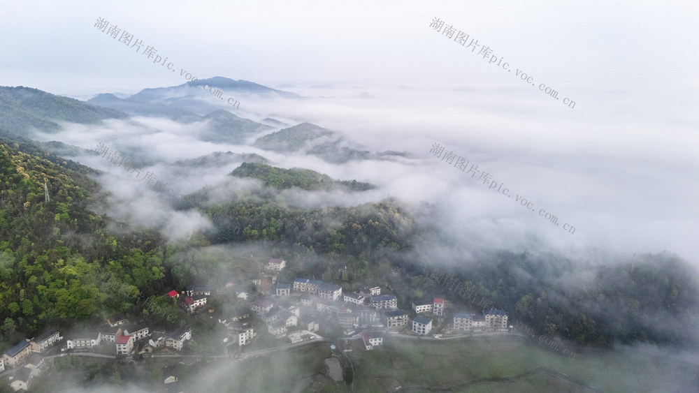 涟源 春雨 雨后 新颜 山乡 水墨