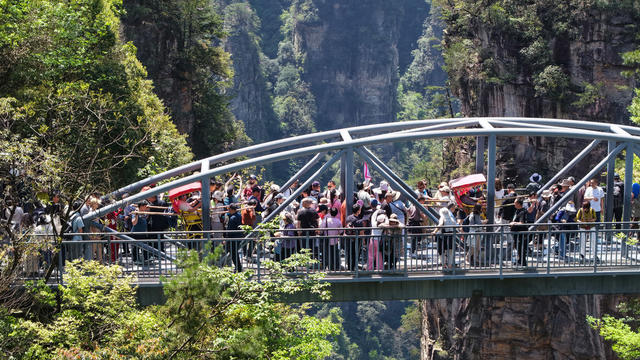 张家界、国家森林公园、旅游、游客、生态