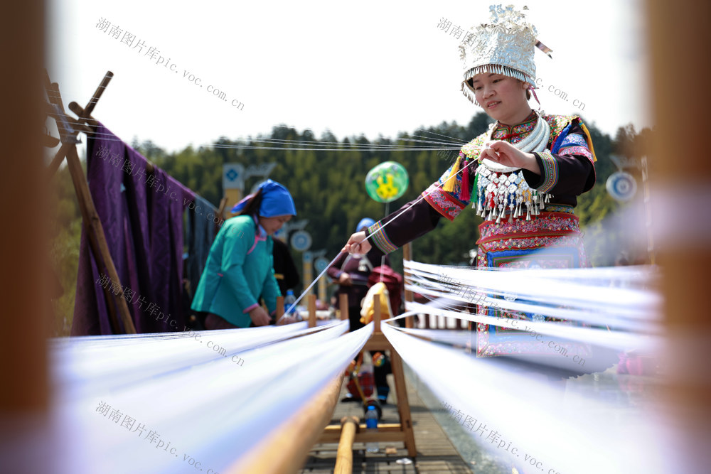 织布 侗锦 非遗 侗布 布