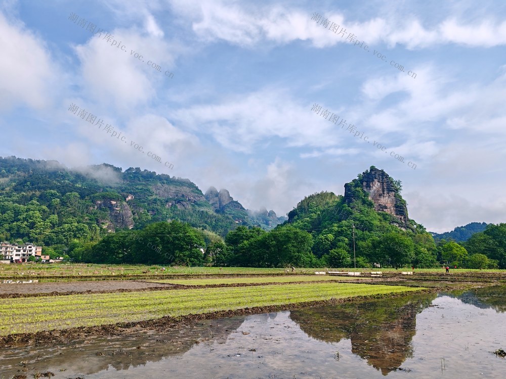 崀山春耕 山水含韵