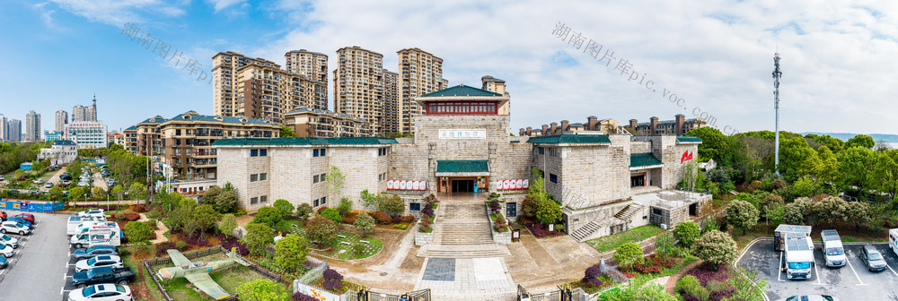 岳阳市博物馆全景照片 岳阳南湖 岳阳航拍 岳阳城市地标 岳阳市博物馆 岳阳城市地标