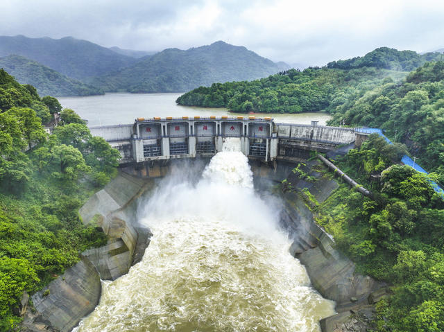 防汛 开闸泄洪  防洪  水库  安全度汛  强降雨  应急防汛 抗洪