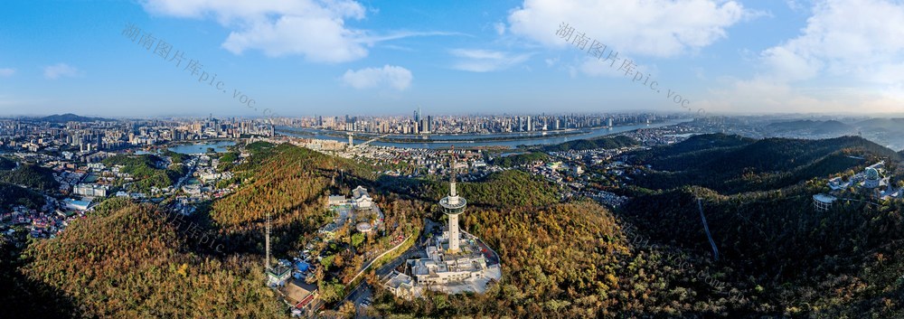 长沙全景 岳麓山 长沙之眼 长沙风光 湘江 橘子洲 城市天际线 全景摄影 山水洲城 航拍长沙 长沙地标
