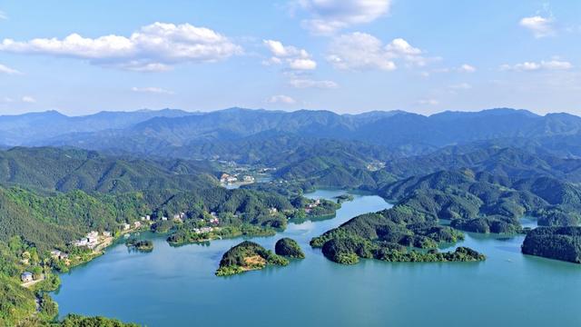 常宁 天湖 湿地公园 青山 绿水 美景