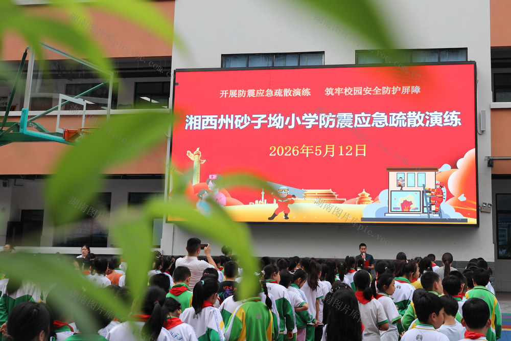 土家族 湘西 苗族 砂子坳 小学 防灾 减灾 防震 应急 处置 演练  铸牢 校园 安全 屏障