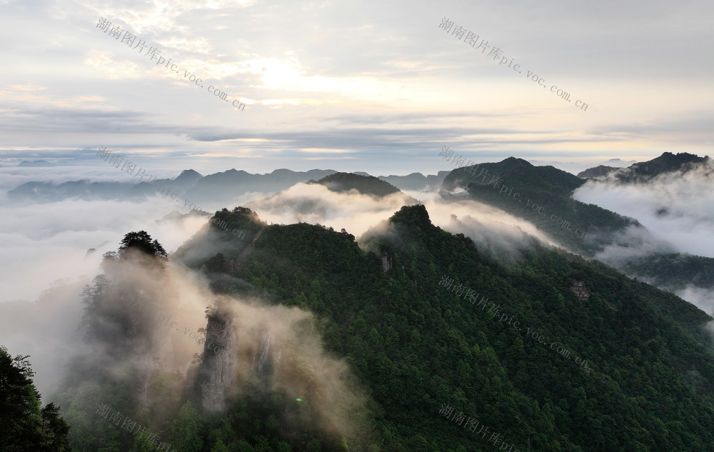 张家界 天子山 云海