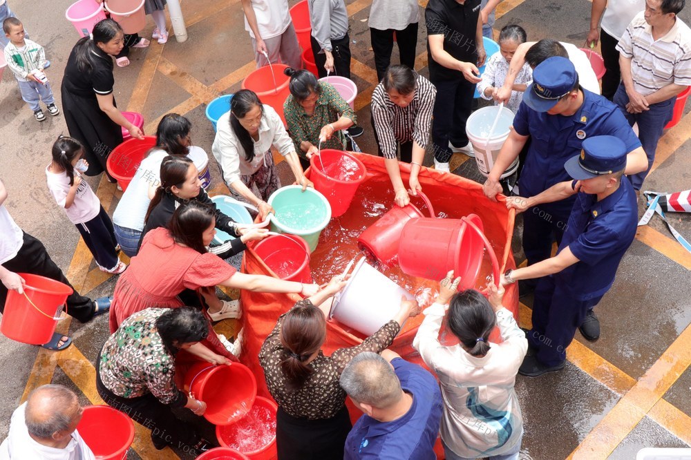 消防 安全 送水 保障 民生 停水 服务 