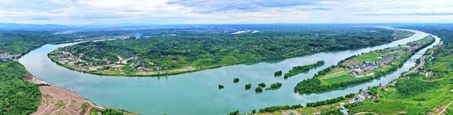 湖南 常宁 湘江 绿水 村庄 树林 美景