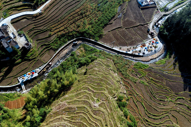 湖南桂东、基础设施、文旅赋能、禾坪梯田、游步道、乡村振兴、乡愁、自然生态