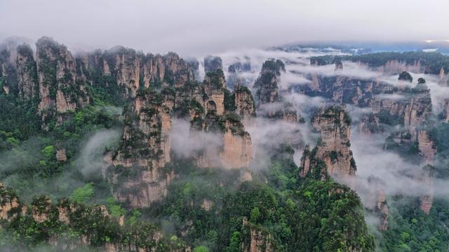 自然风光  世界自然遗产  国家森林公园  张家界