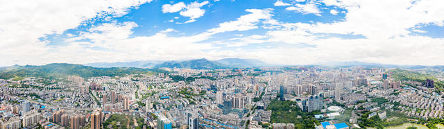 湖南郴州城市航拍 郴州市 郴州城市地标 湖南郴州