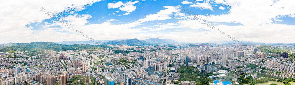 湖南郴州城市航拍 郴州市 郴州城市地标 湖南郴州