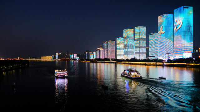 夜游湘江