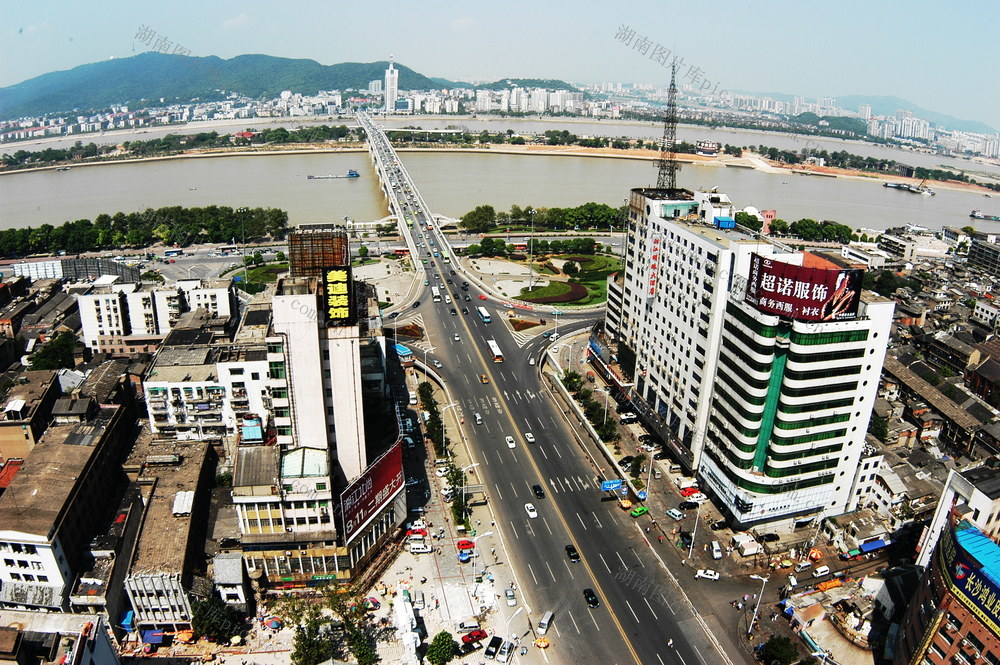 五一大道 橘子洲 岳麓山  航道 港务 湘江