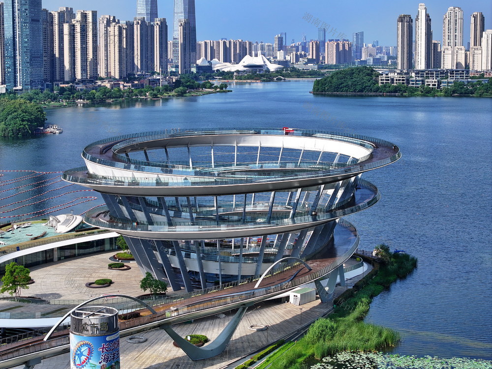 城市岛 螺旋 梅溪湖  新区 观景平台