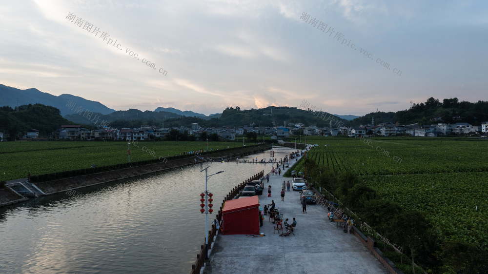 纳凉消暑 