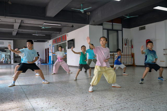 资兴市 陈氏太极拳 学生 三伏