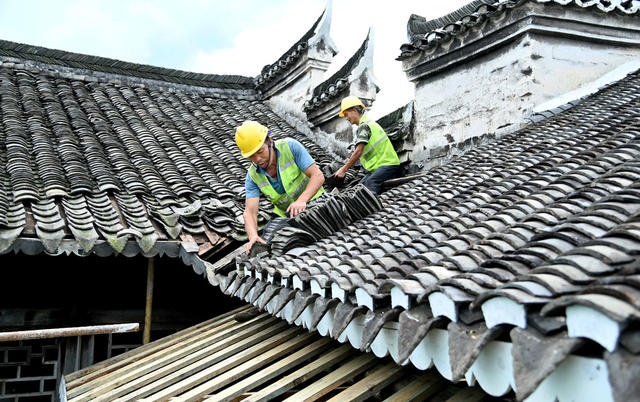 古宅 古迹 修缮 施工 古建筑 新活力 文物 名胜 文脉 古村落 文物保护