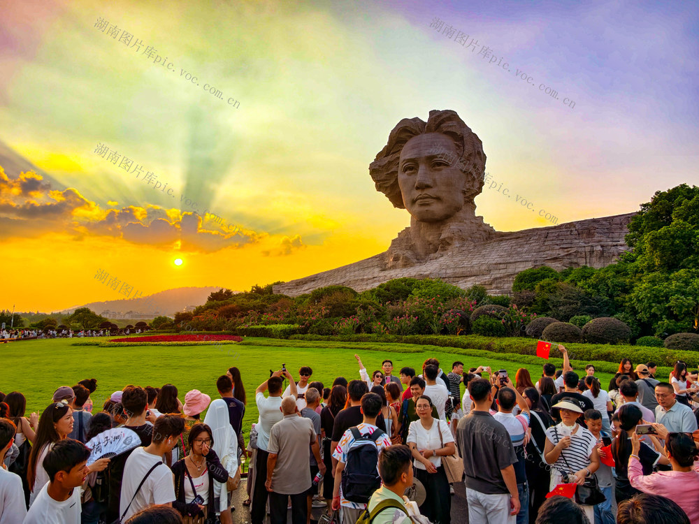 红色基地  橘子洲头  毛泽东  旅游  长沙