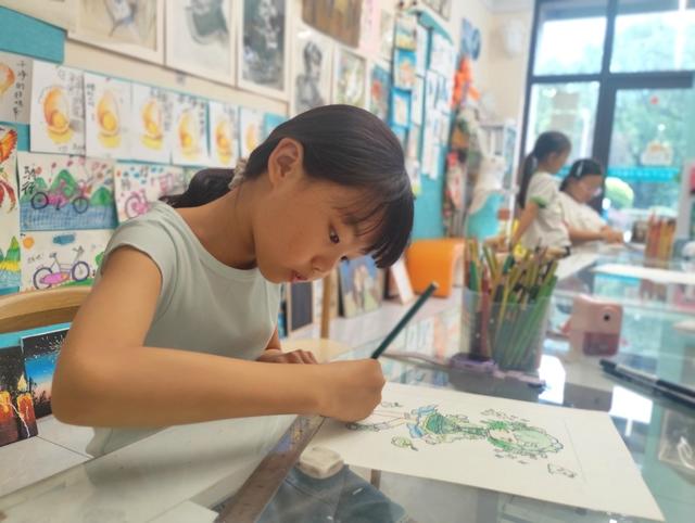 暑假  艺术培训  绘画 美术  文化生活