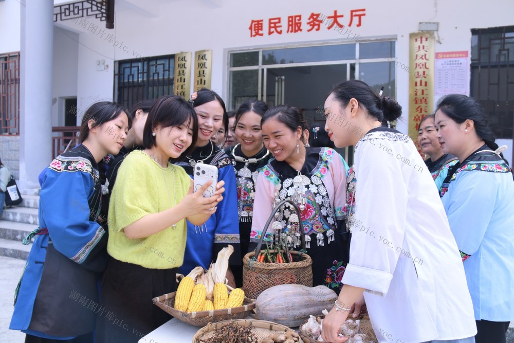直播带货 电商培训 党群服务中心  苗族 