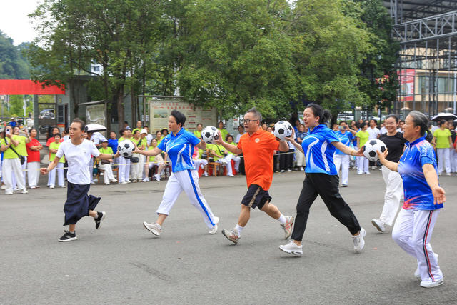 湖南，龙山，趣味，运动，比赛，国庆，老年大学