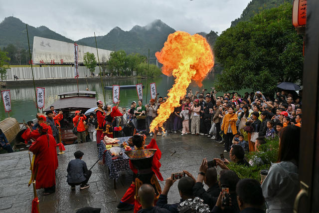 国庆假期 旅游 民俗 边城 古镇