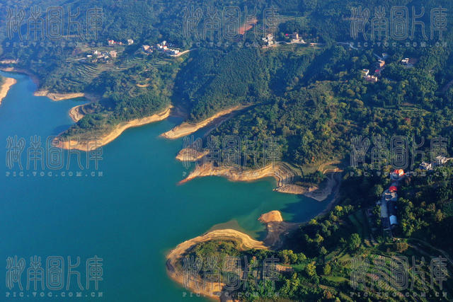 嘉禾：生态水库秋色美